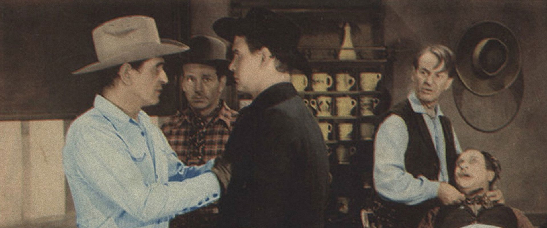 Six Gun Man backdrop