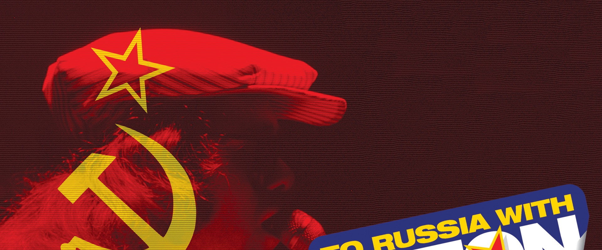 To Russia... with Elton backdrop