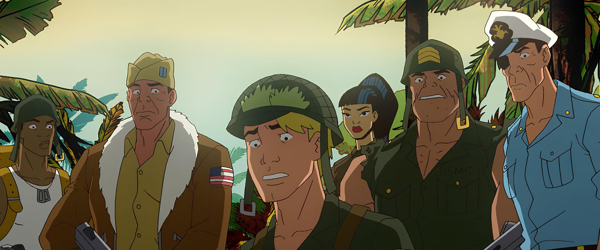 DC Showcase: The Losers backdrop