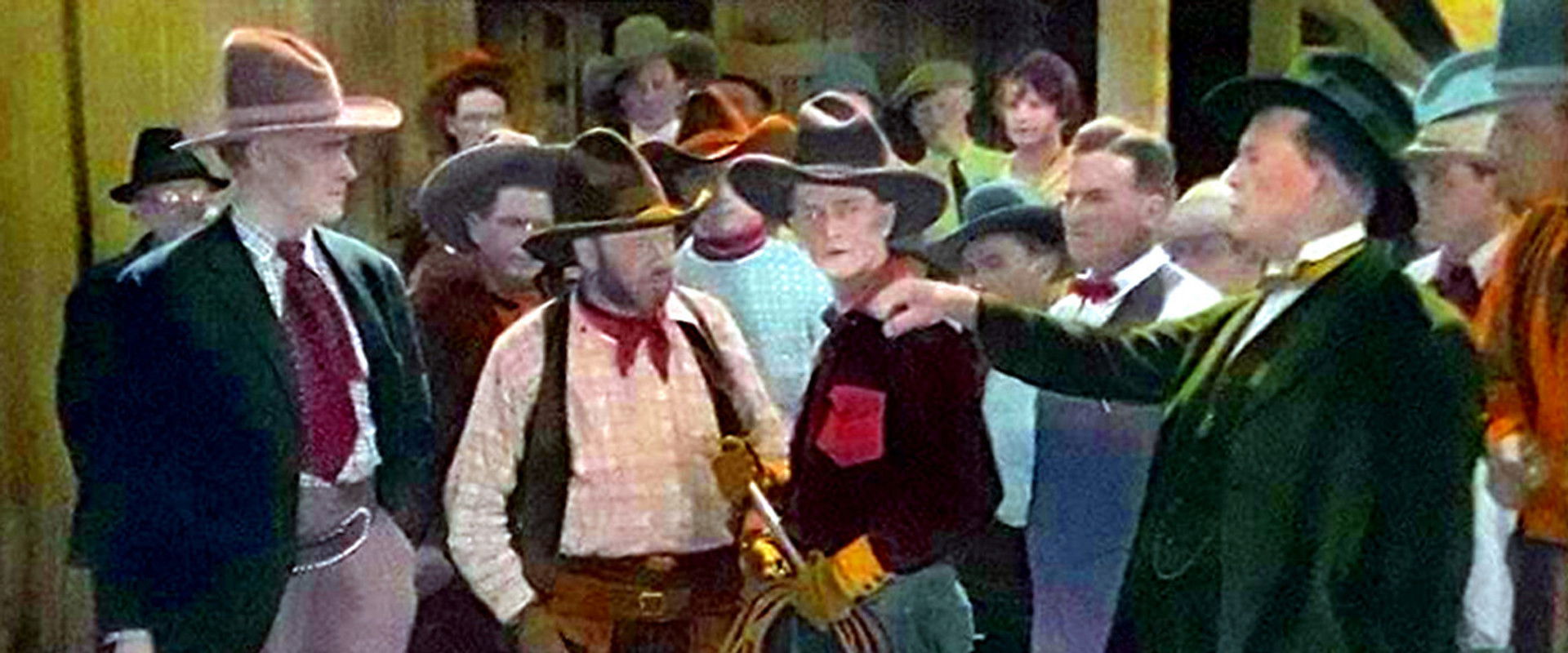 The Galloping Cowboy backdrop