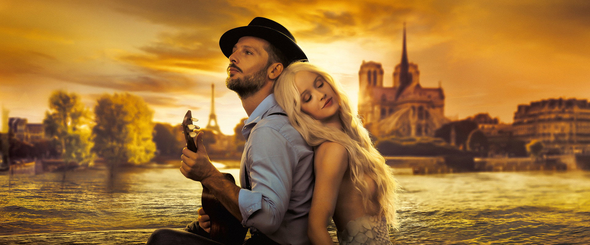 A Mermaid in Paris backdrop