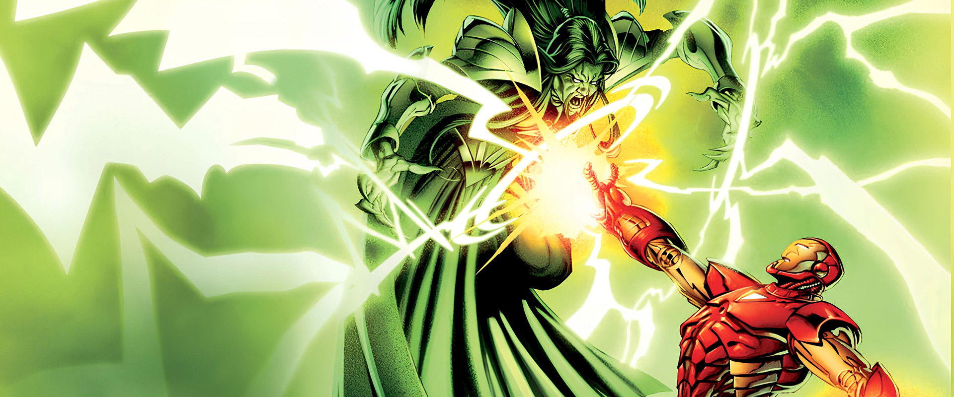 The Invincible Iron Man backdrop