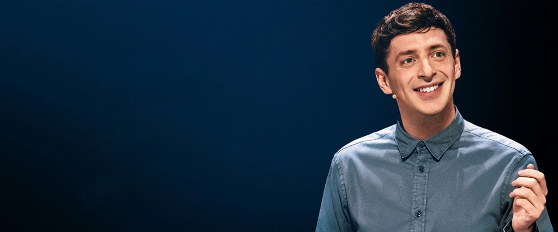Alex Edelman: Just for Us backdrop