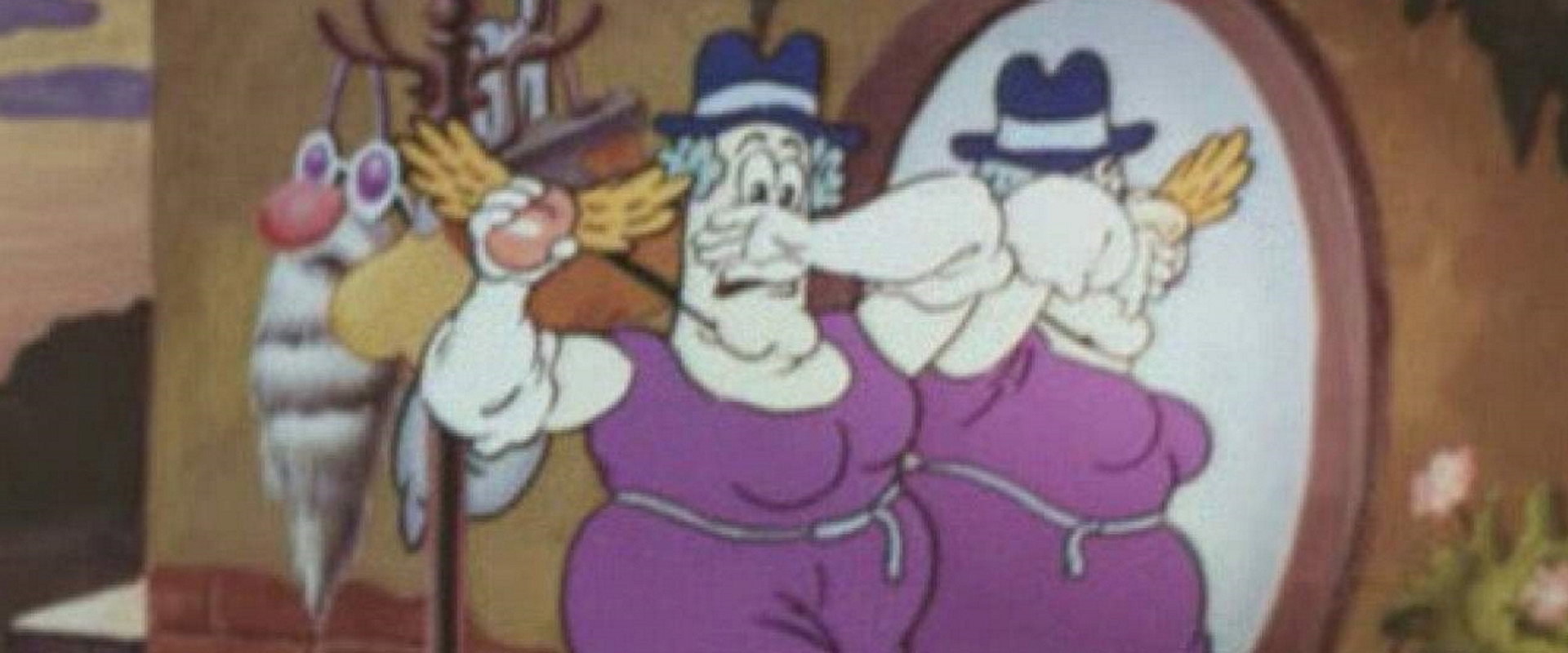 Foontic and the Old Woman With a Mustache backdrop