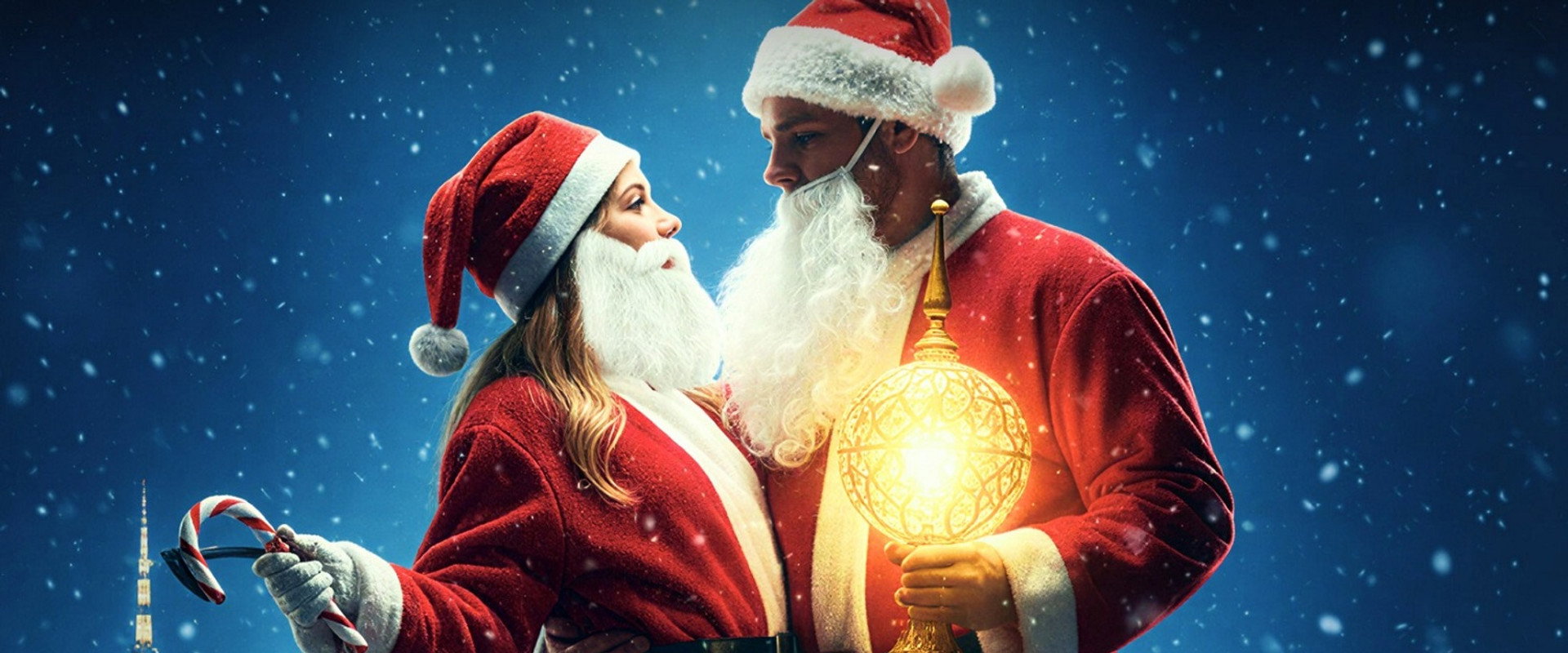 Jingle Bell Heist backdrop