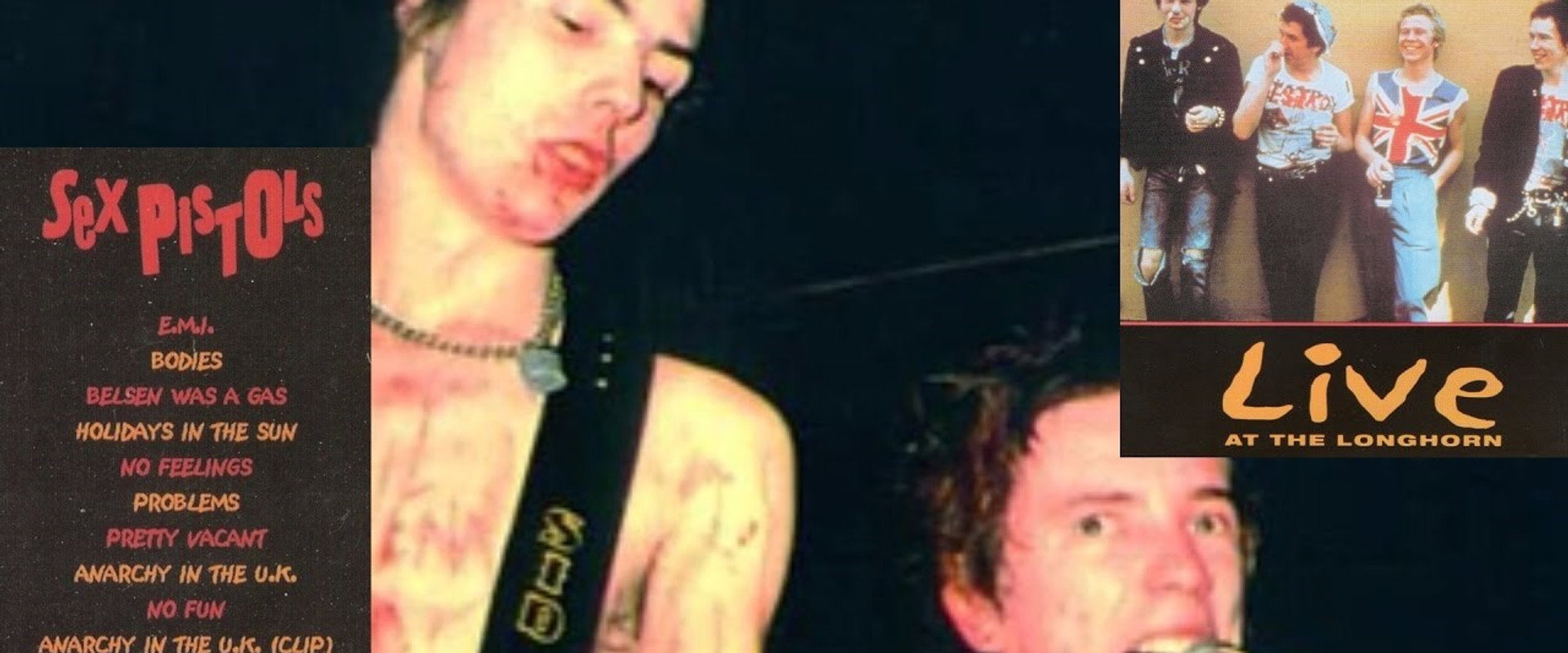 Sex Pistols - Live at the Longhorn backdrop