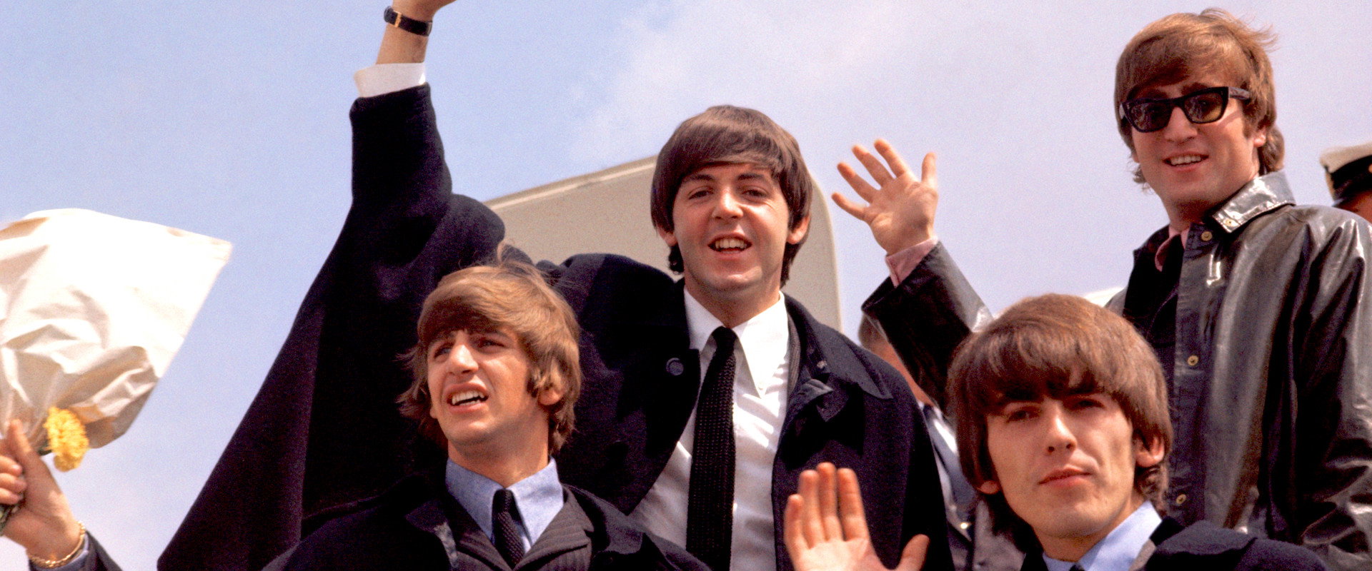 The Beatles in Australia backdrop