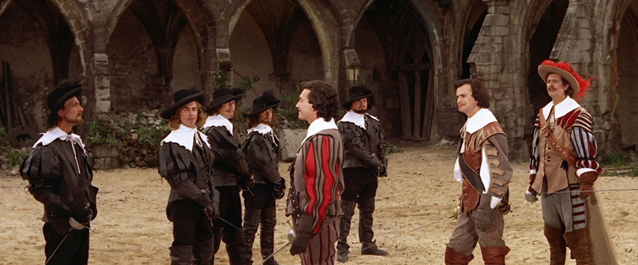 The Fighting Musketeers backdrop