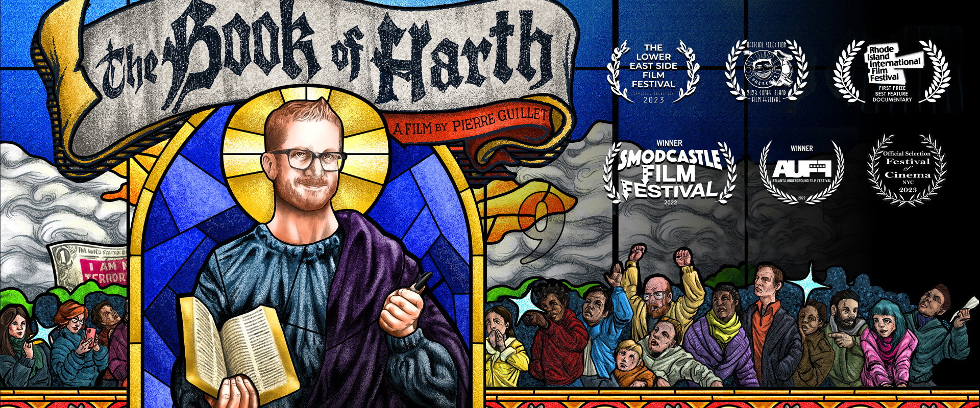 The Book of Harth backdrop