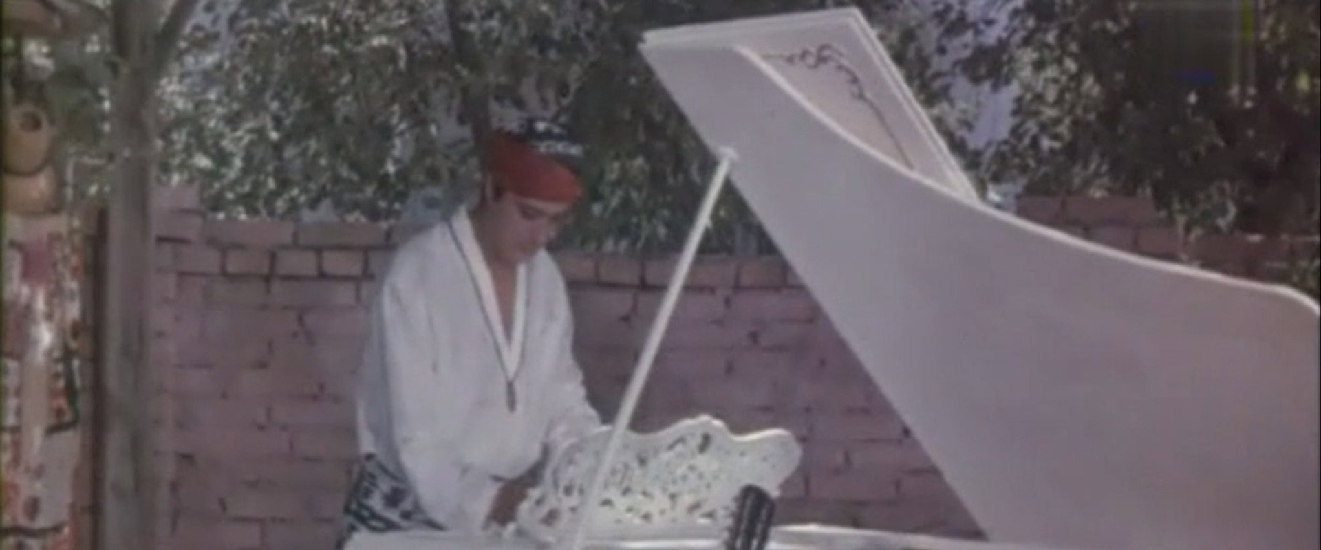 The White Grand Piano backdrop