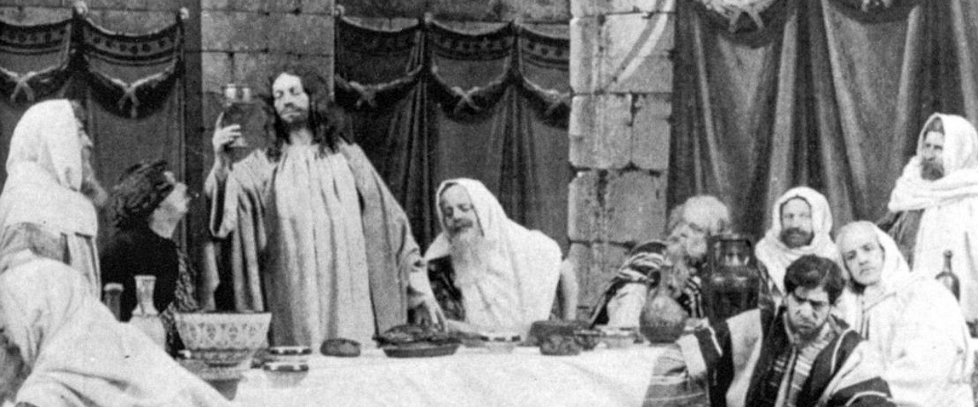 The Birth, the Life and the Death of Christ backdrop