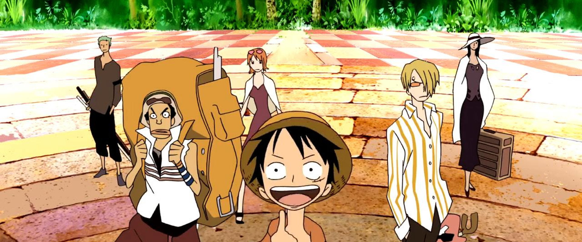 One Piece: Baron Omatsuri and the Secret Island backdrop