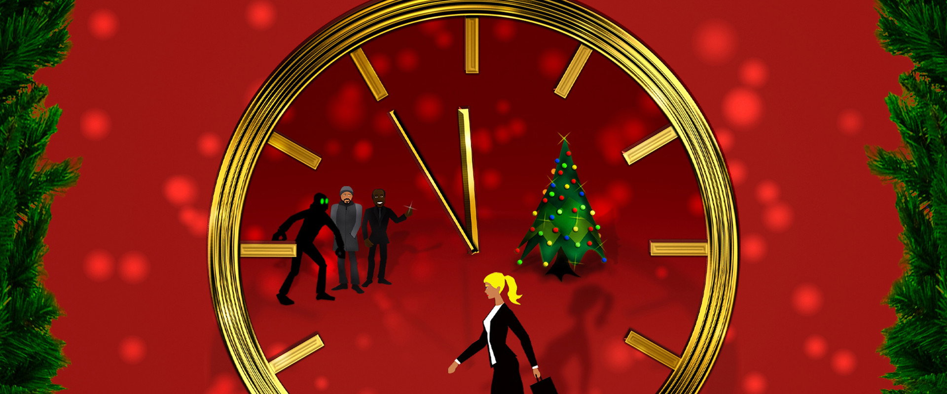 A Christmas Carol backdrop