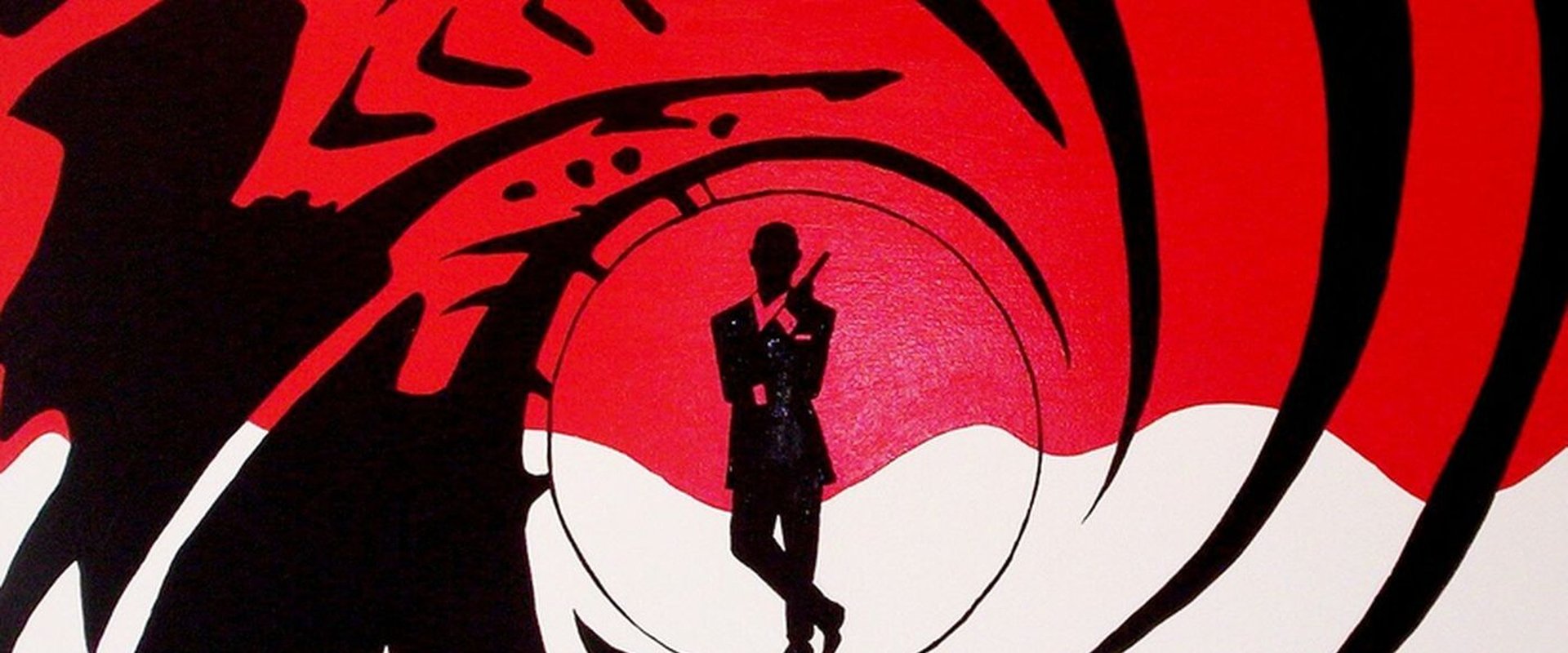 The James Bond Story backdrop