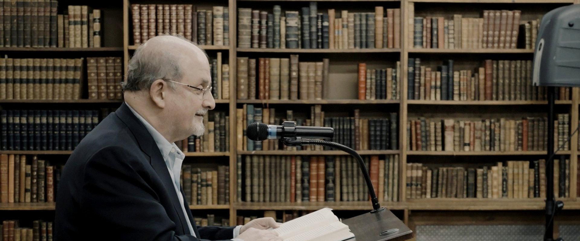 Salman Rushdie: Death on a Trail backdrop
