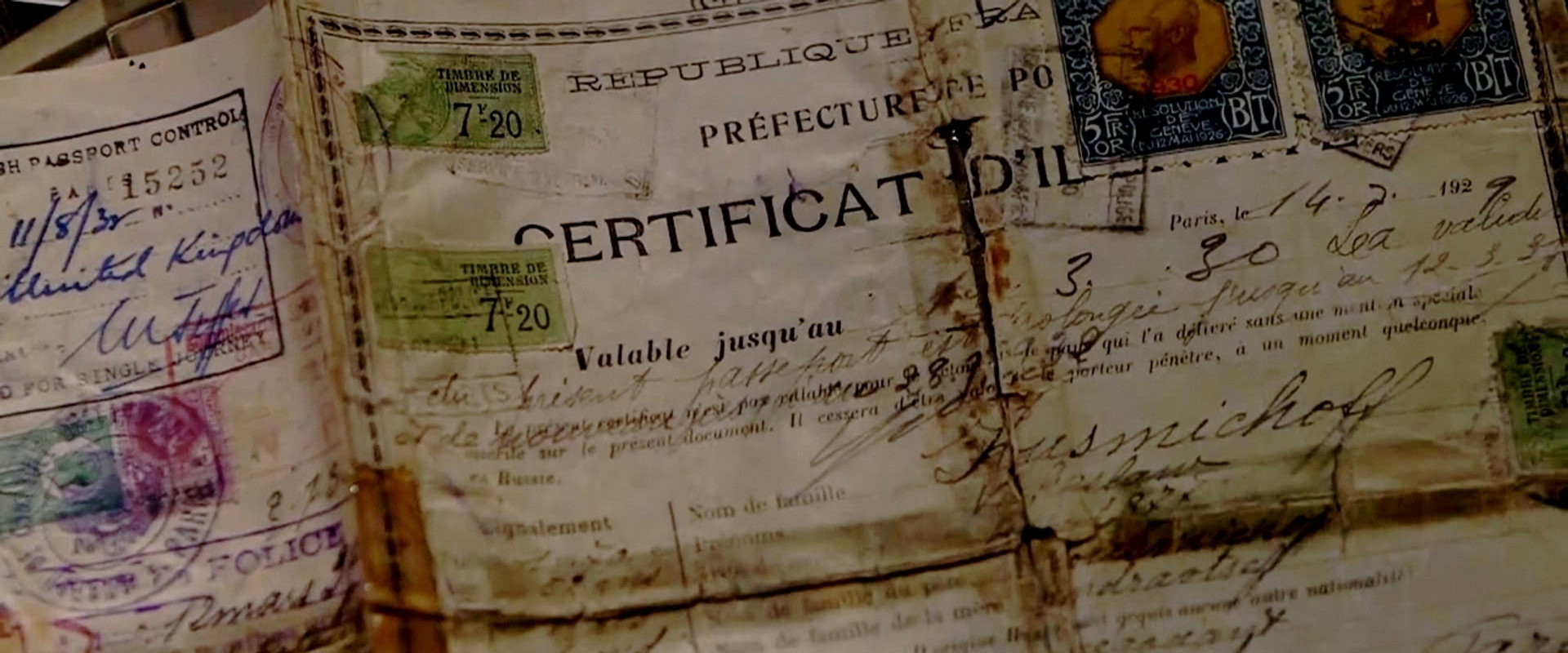 The Nansen Passport backdrop