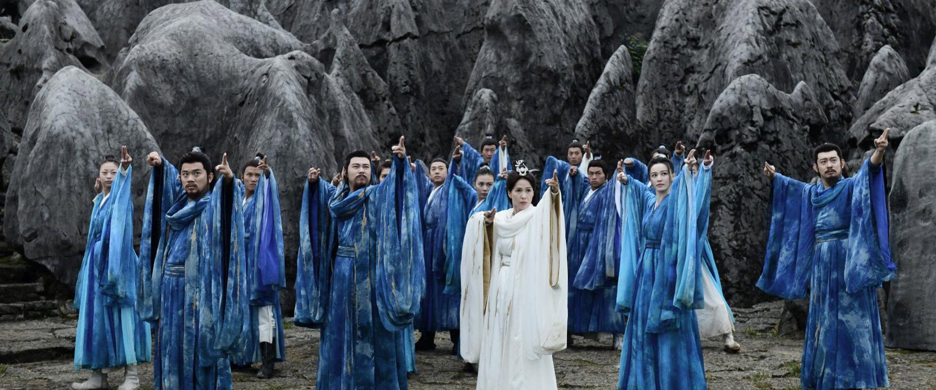 The legend of Qingcheng backdrop