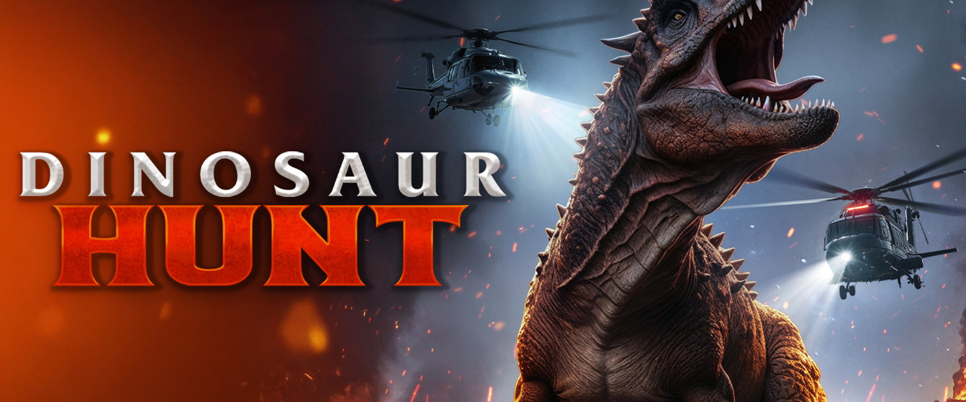 Dinosaur Hunt backdrop