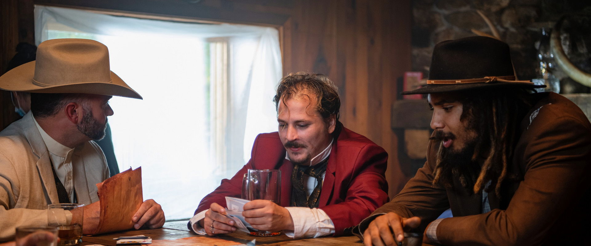 The Red Reina backdrop