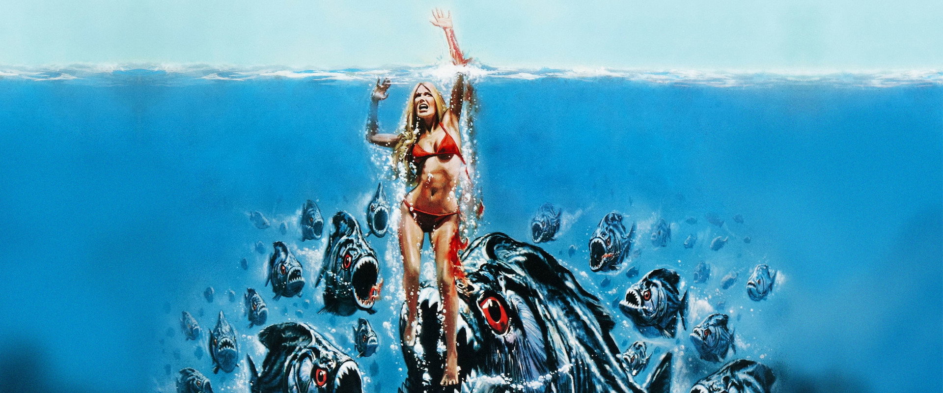Piranha backdrop