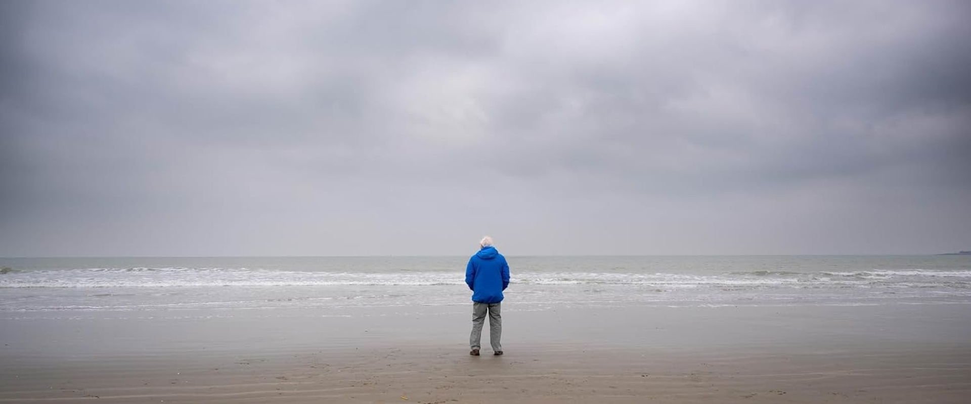 Ocean with David Attenborough backdrop