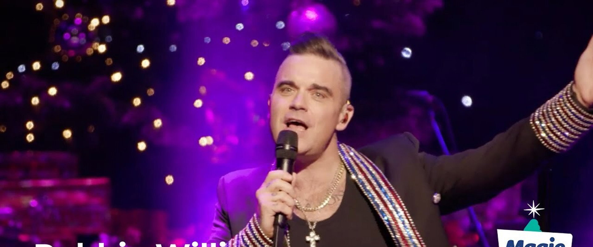 Robbie Williams - One Night At the Palladium backdrop
