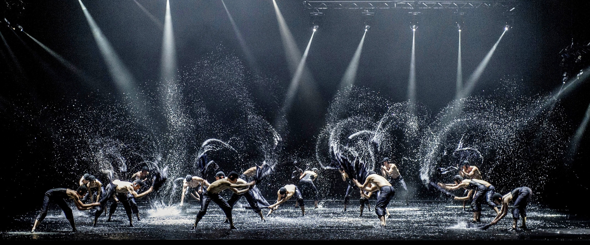 A Swan Lake backdrop