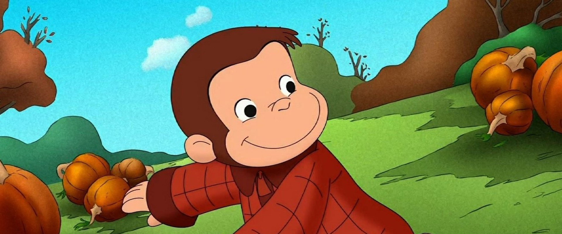 Curious George: A Halloween Boo Fest backdrop