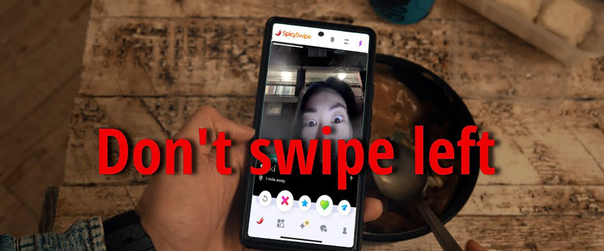 Don't swipe left - One Minute Short Film backdrop