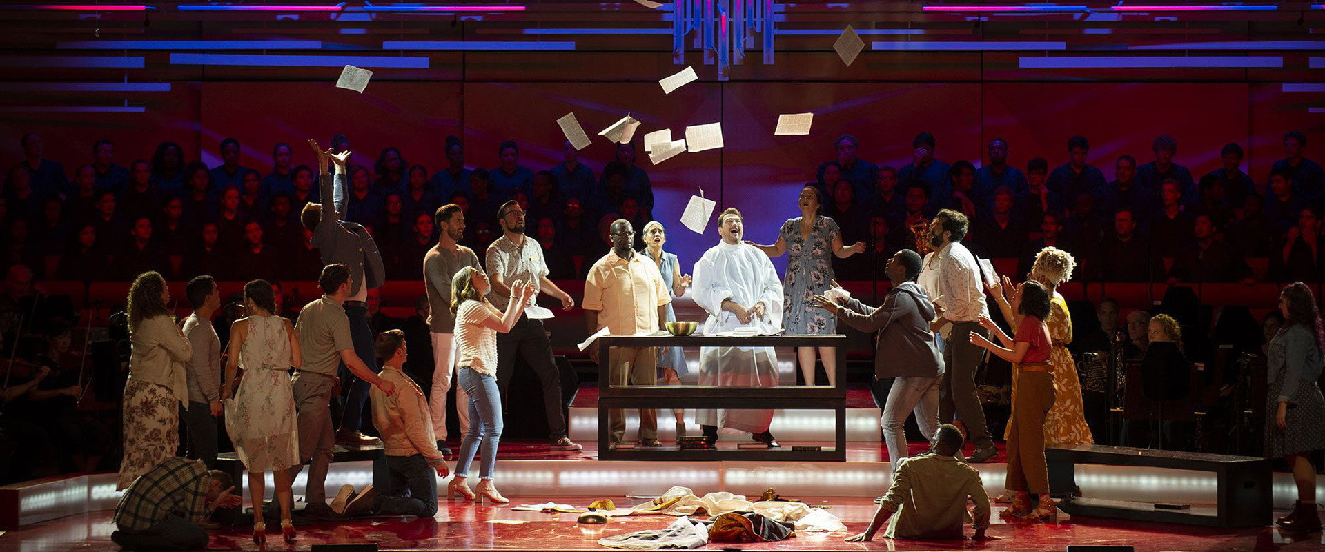 Leonard Bernstein Mass backdrop