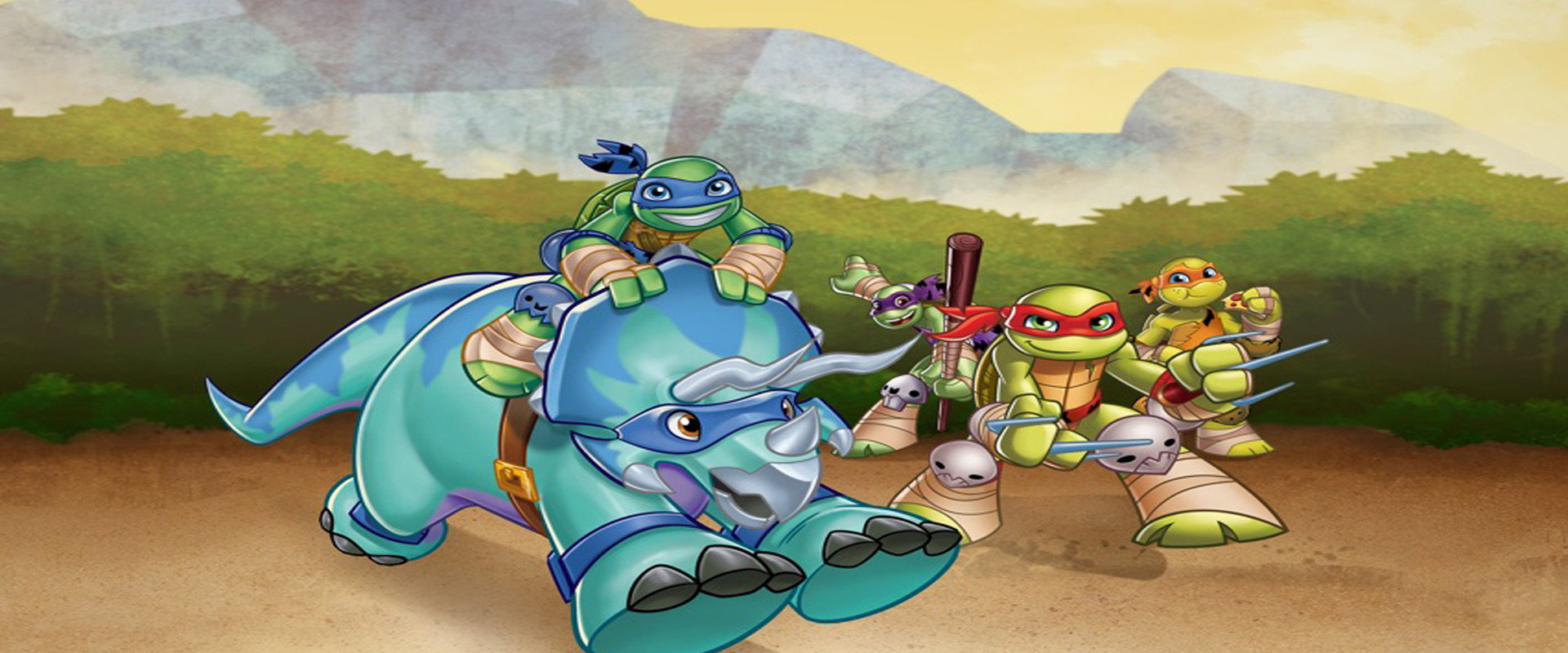 Half-Shell Heroes: Blast to the Past backdrop