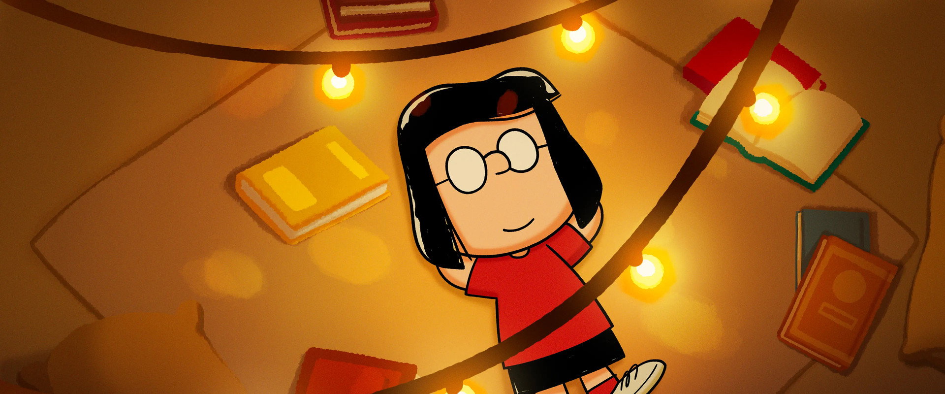 Snoopy Presents: One-of-a-Kind Marcie backdrop