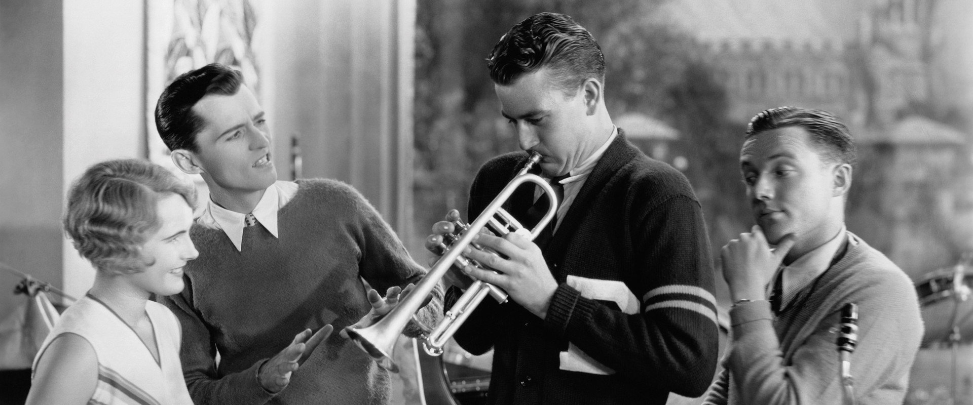 Words and Music backdrop