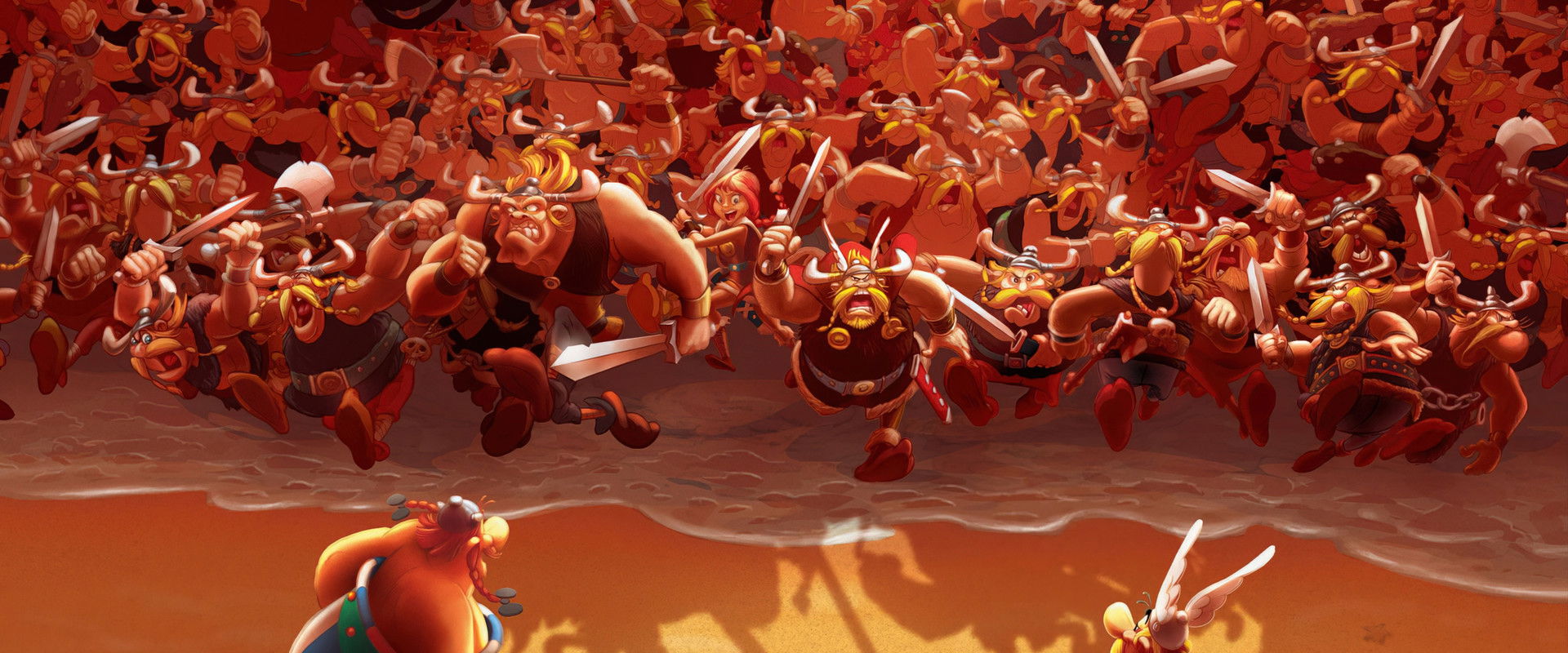 Asterix and the Vikings backdrop
