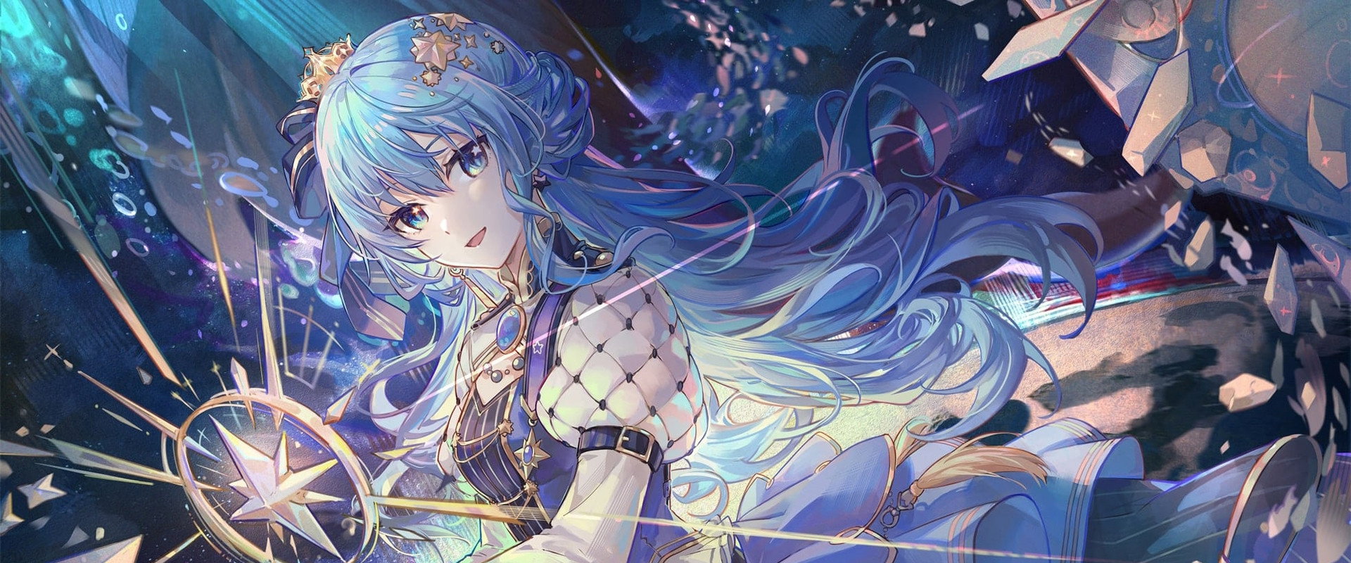 Hoshimachi Suisei 1st Solo Live "STELLAR into the GALAXY" backdrop