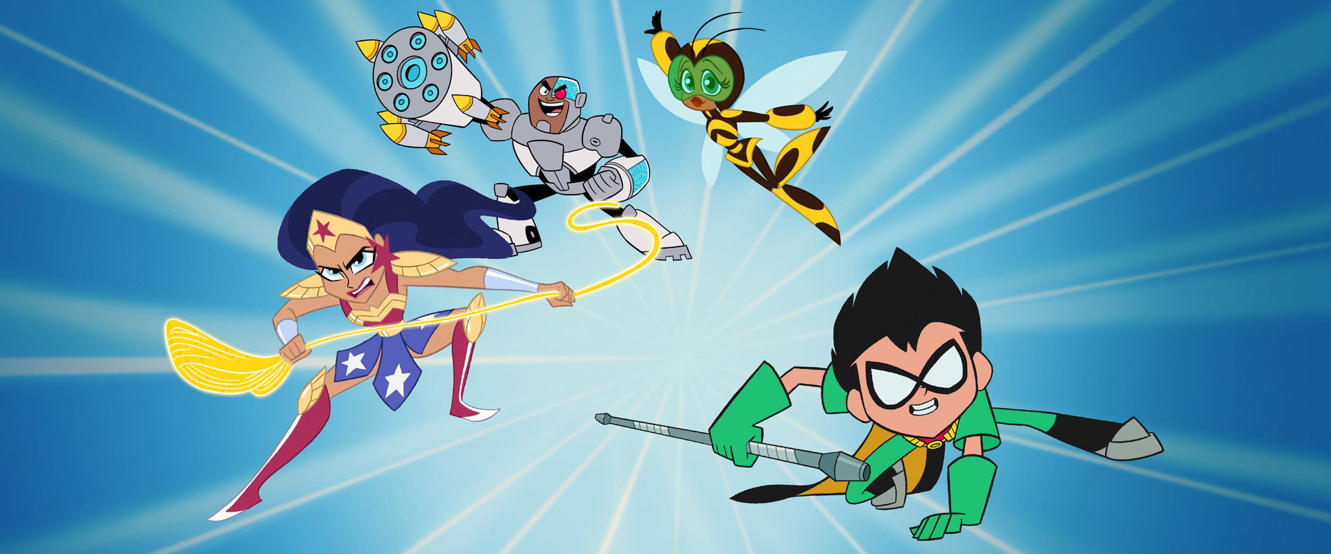 Teen Titans Go! & DC Super Hero Girls: Mayhem in the Multiverse backdrop