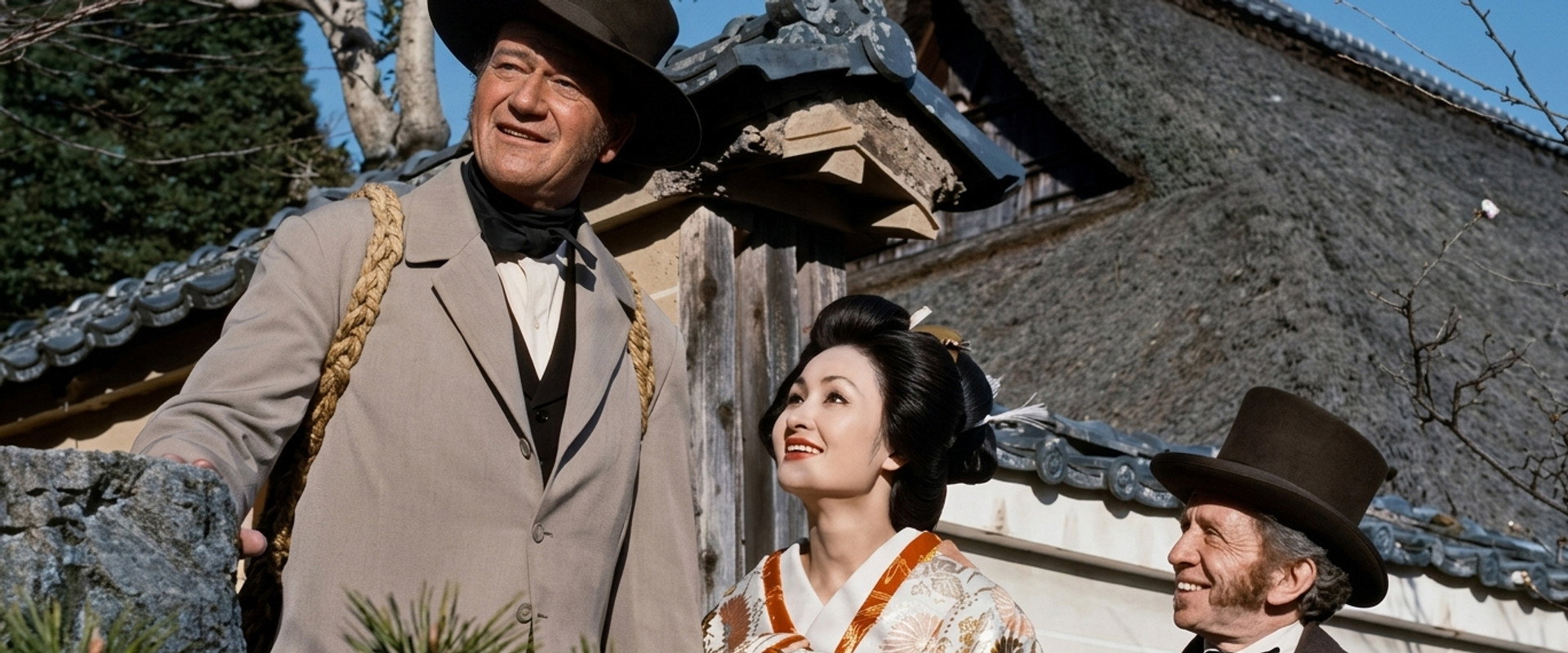 The Barbarian and the Geisha backdrop