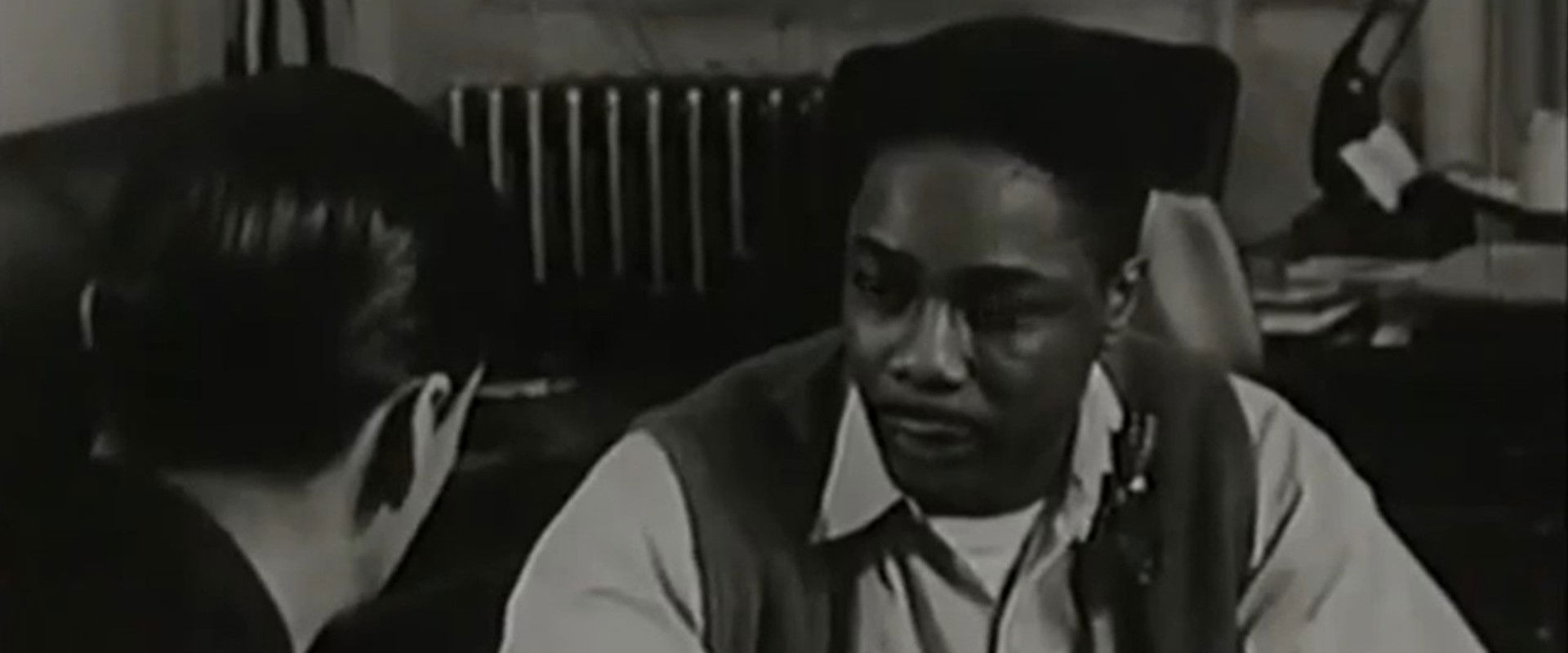 The People vs. Paul Crump backdrop