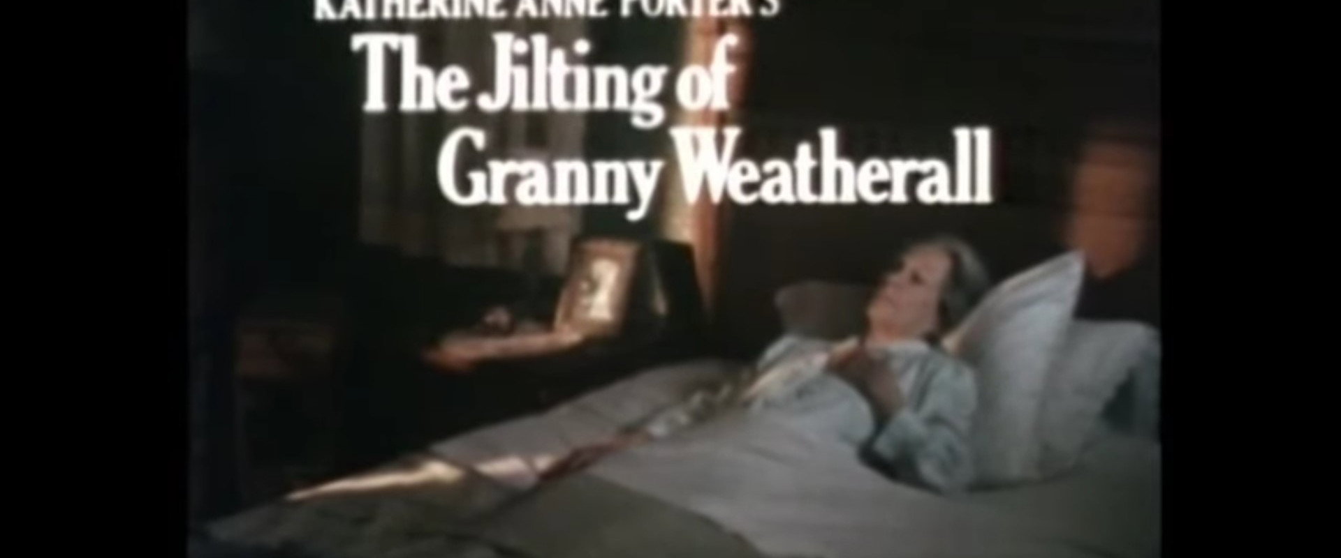 The Jilting of Granny Weatherall backdrop