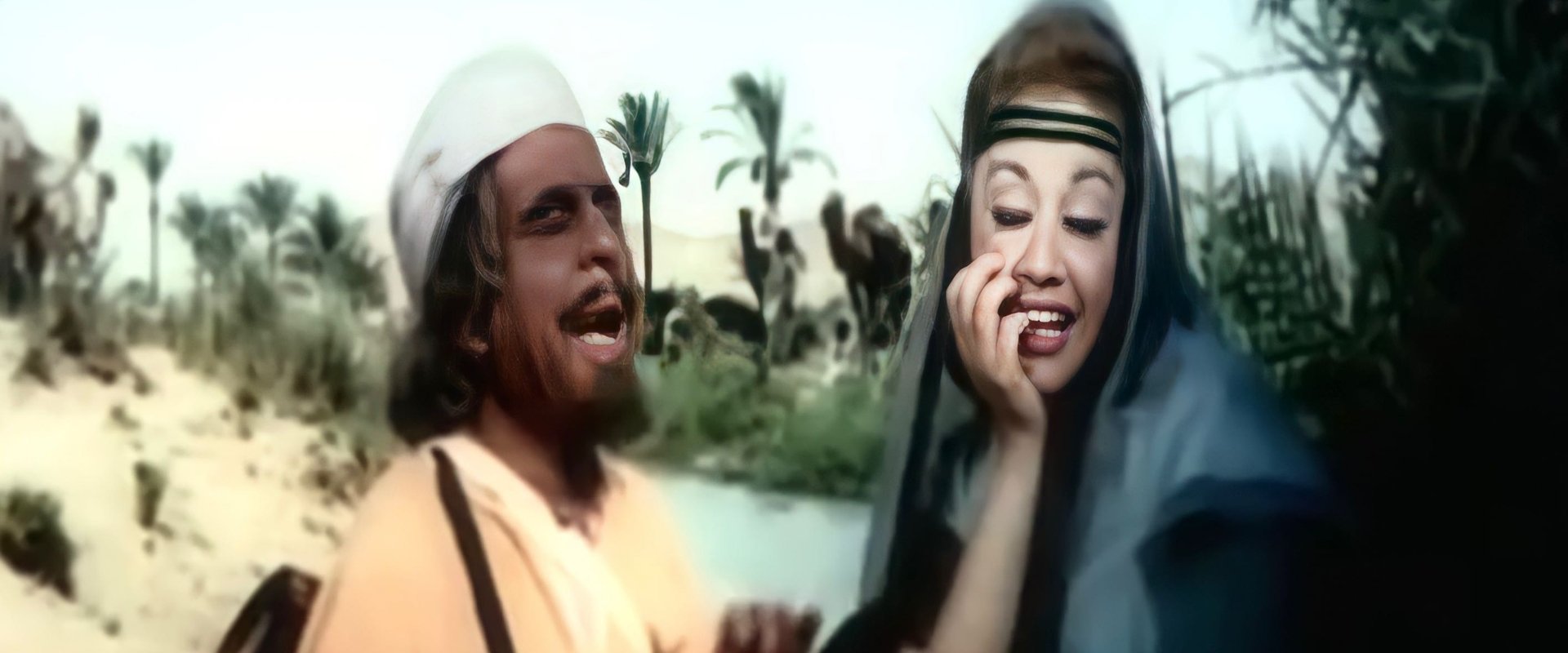 Antar Invades the Desert backdrop