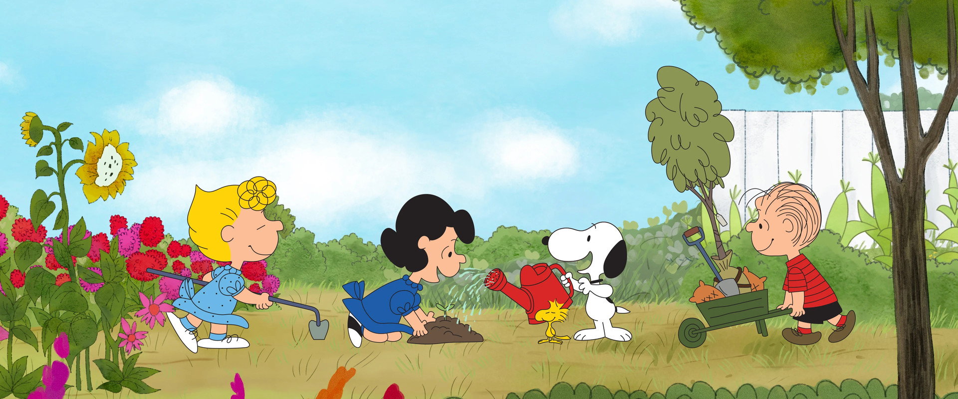 It's Arbor Day, Charlie Brown backdrop