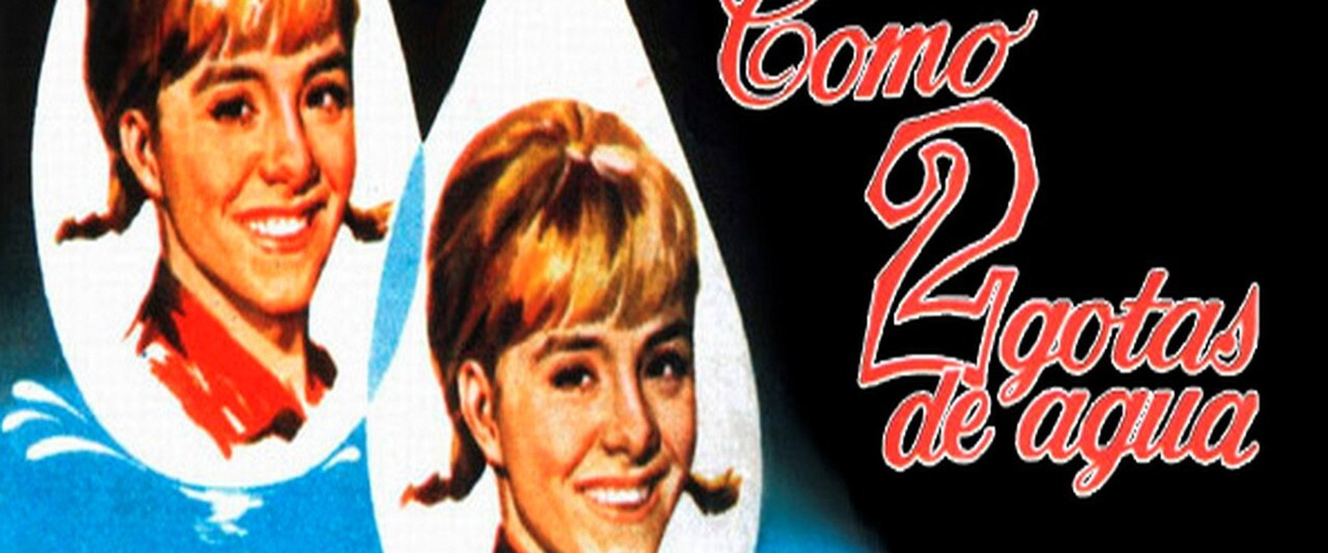 Como dos gotas de agua backdrop