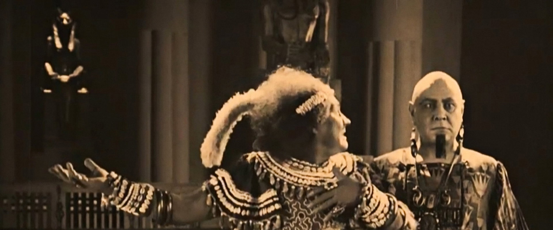 The Loves of Pharaoh backdrop