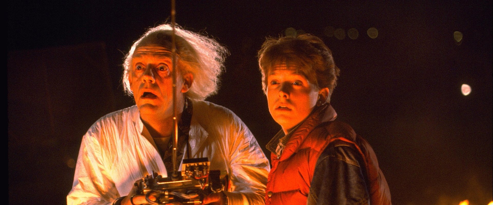Back to the Future backdrop