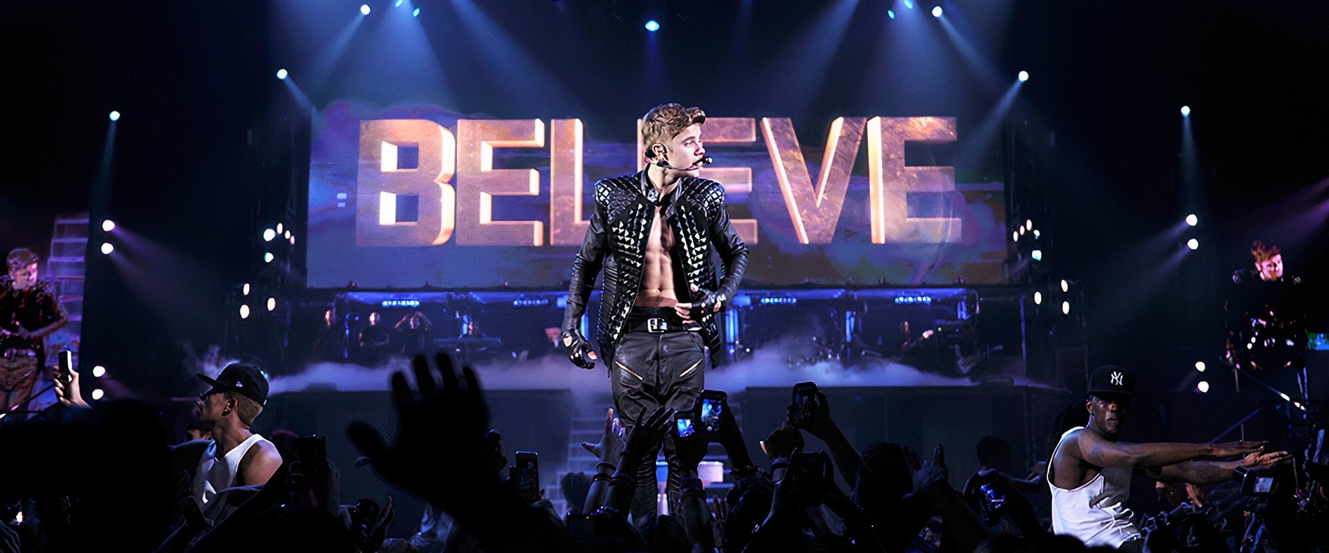 Justin Bieber's Believe backdrop