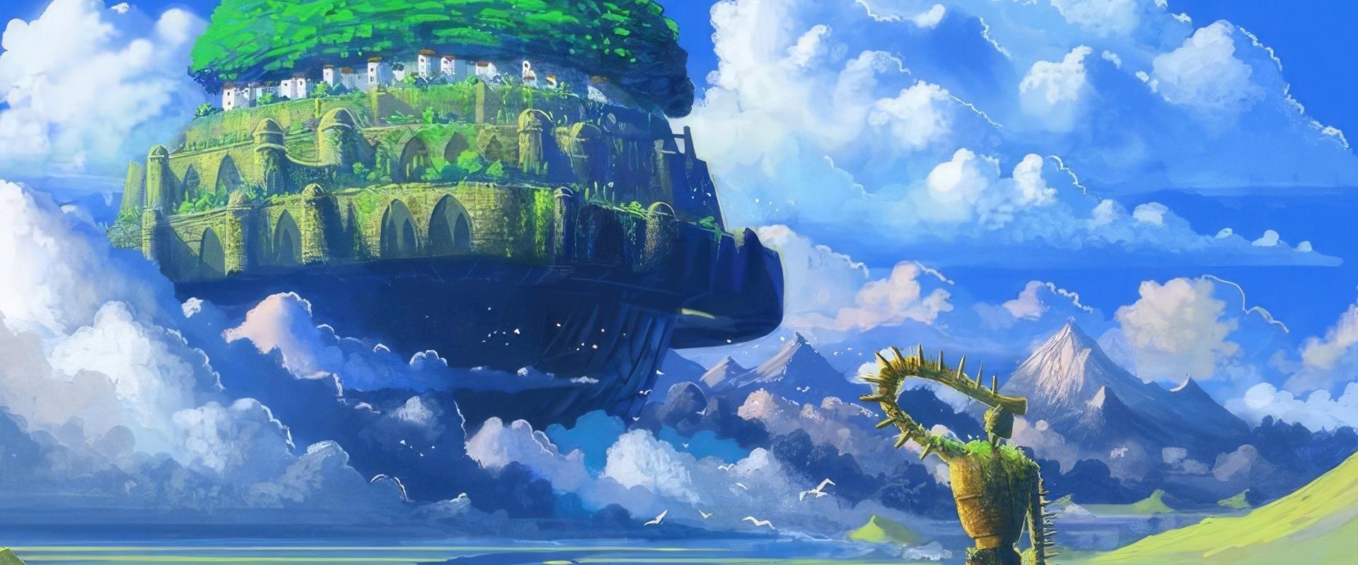 Castle in the Sky backdrop