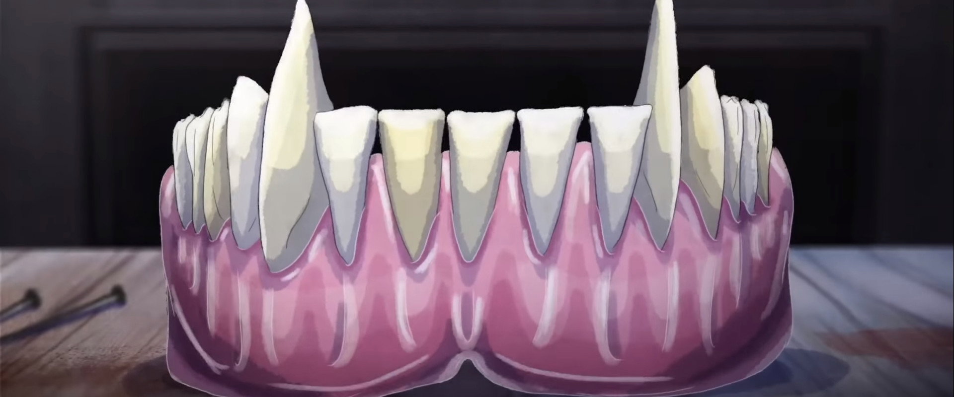 Teeth backdrop