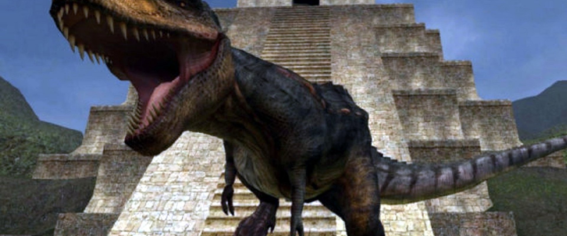 Tyrannosaurus Azteca backdrop