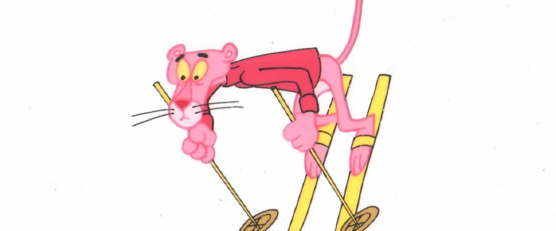 Pink Panther in Olym-pinks backdrop