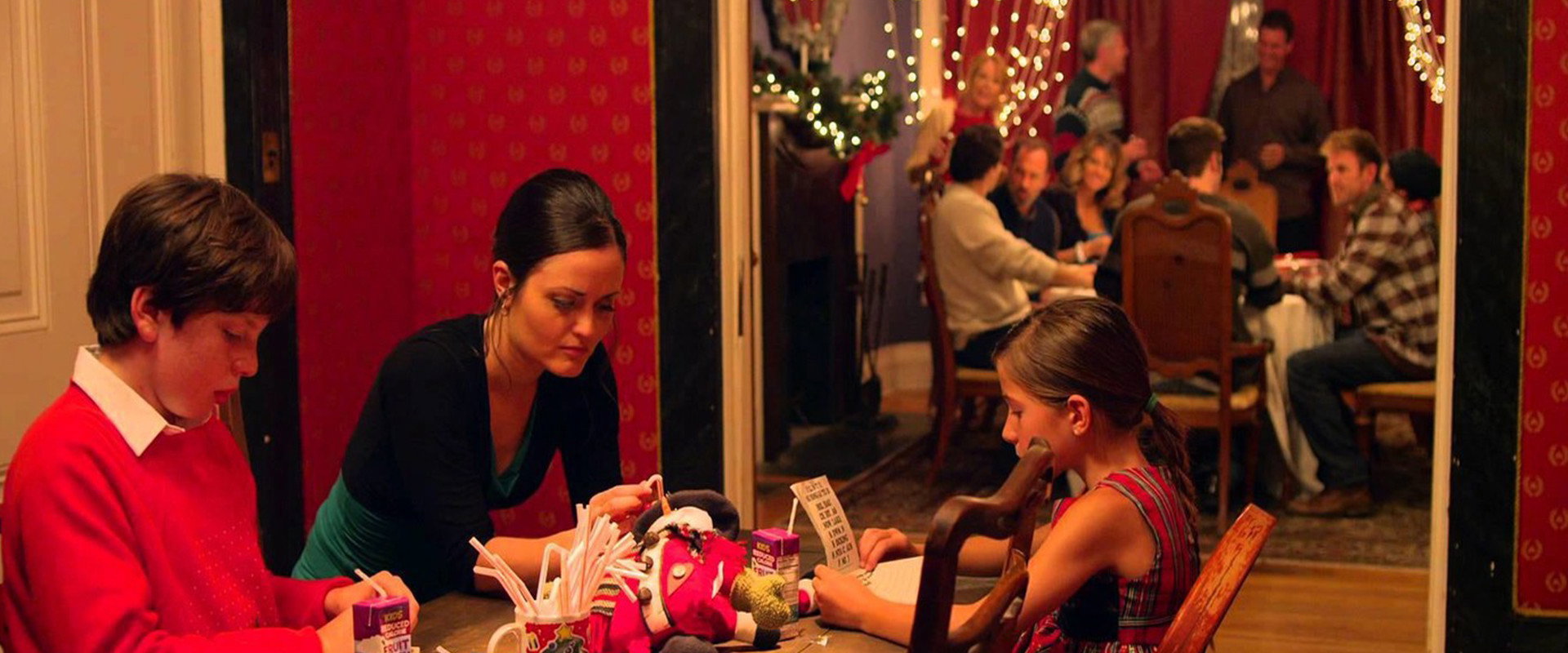 Love at the Christmas Table backdrop